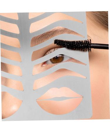 FRCOLOR Mold Eyebrow Mapping Makeup Tool Brow Practice Tool Mouth Eyebrow Trimming Makeup Tools - Buy Online on GoSupps.com