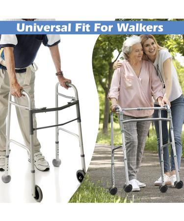 8PCS Walker Glide Balls - Furniture & Floor Protection for Walkers - Universal Fit, Heavy Duty, Long Lasting - Blue - Buy Online on GoSupps.com