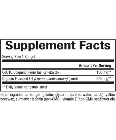 Buy Natural Factors Ubiquinol Active CoQ10 100 mg - 60 Softgels for Energy & Heart Health - Buy Online on GoSupps.com