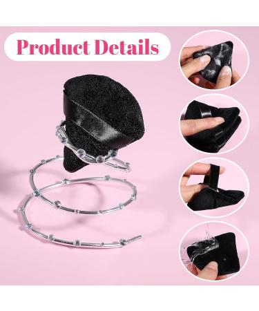 Powder Puff Face Triangular Makeup Puff Set - 6 Soft Black Puffs for Loose Powder | International Shipping - Buy Online on GoSupps.com
