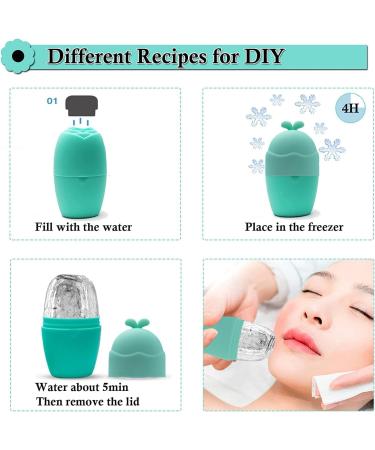 Ice Face Roller for Face and Eyes - Ice Roller for Tightens Shrinks Pores Relief Eye Puffiness Improve Skin Elasticity - Birthday Gifts for Her Women Beauty Skincare Face Tools Products - Buy Online on GoSupps.com