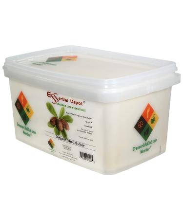Organic Grade A Unrefined Shea Butter - 14 lbs in 2 x 7lb Greener Life Boxes - Buy Online on GoSupps.com