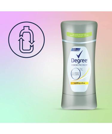 Degree 0% Aluminum Free Deodorant for Women - 48H Odor Protection, Uplifting Citrus, Pack of 4 (2.6 oz) - Buy Online on GoSupps.com