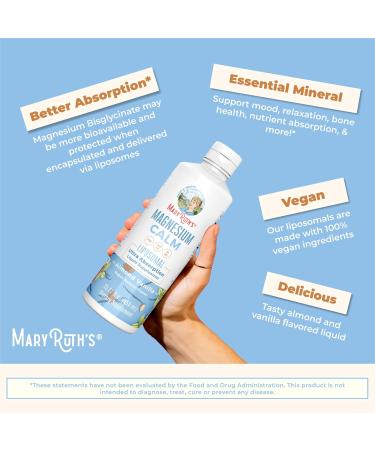 MaryRuth Organics Reishi Liposomal (Candied Pecan) & Magnesium (Almond Vanilla) | Clean Label Project Verified | Vitamins for Immunity Calm & Overall Wellness | Vegan Non-GMO Gluten-Free - Buy Online on GoSupps.com