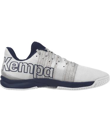 Kempa Unisex Attack One 2.0 Handball Shoes - Game Changer Sneakers for Sports - 47 EU - White Navy - International Shipping Available - Buy Online on GoSupps.com