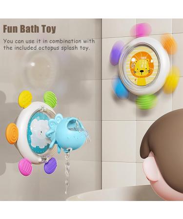 YIFOV Suction Cup Sensory Toys Baby Bath Toys with Suction Cup Silicone Flipping Board Release Stress and Anxiety Travel Toys for Kids Silicone Sucker Toys Gifts for Toddlers Style 2 - Buy Online on GoSupps.com