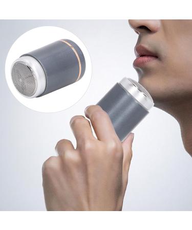 Mini Beard Trimmers Mini Pocket Beard Trimmer 6000RPM 3W LED Indicator ABS Aluminum Alloy for Travel (Grey Black) - Buy Online on GoSupps.com