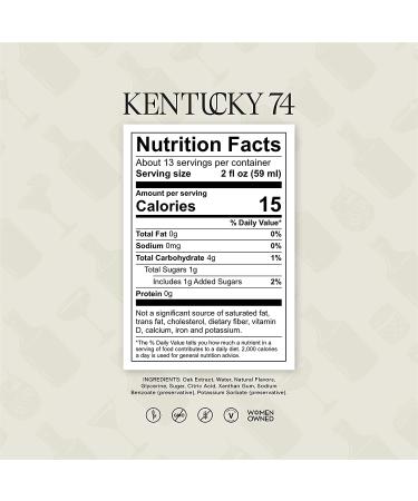 SPIRITLESS Kentucky 74 Non-Alcoholic Bourbon Whiskey Spirit - Distilled Mocktail/Cocktail Ingredient - Non-GMO & Vegan - 750ml Bottle - Buy Online on GoSupps.com