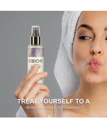 Coochy Fragrance Mist Body Spray - Organic Boost of Scent for Skin & Hair - Infused w/Acai Berries & Mangosteen - Island Paradise 4floz/118ml - Buy Online on GoSupps.com