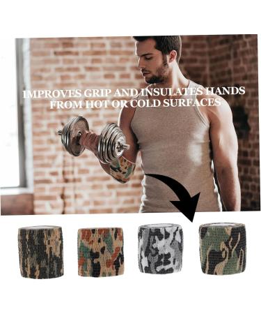 Buy Kisangel Outdoor Camouflage First Aid Tape - 4 Rolls Athletic Sports Tape for Finger Bandages & Protective Gear | International Shipping Available - Buy Online on GoSupps.com