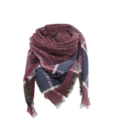 Winter scarf ladies loop scarf wrap shale Kaschmir-scarf scarf for every season soft wrap triangular scarf bib triangular triangle unit size wine