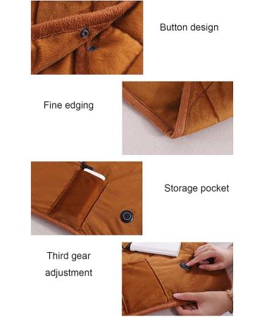 Bosuge USB Heated Blanket Scarf - 3 Heating Levels for Home Office Travel & Outdoor (Purple) - Warmth Anywhere! - Buy Online on GoSupps.com