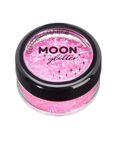 Iridescent Glitter Shakers by Moon Glitter - Pink - Cosmetic Festival Makeup Glitter for Face Body Nails Hair Lips - 5g - Buy Online on GoSupps.com