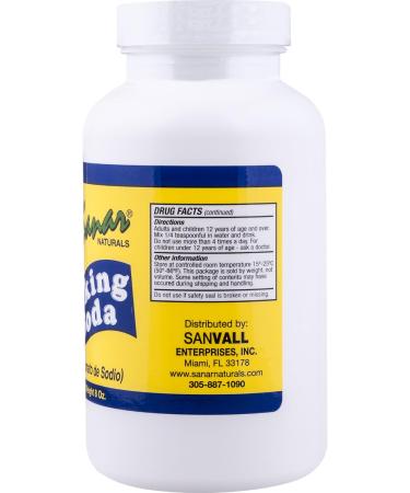 Baking Soda 8 oz - Multipurpose Cleaning and Baking Essential - Buy Online on GoSupps.com