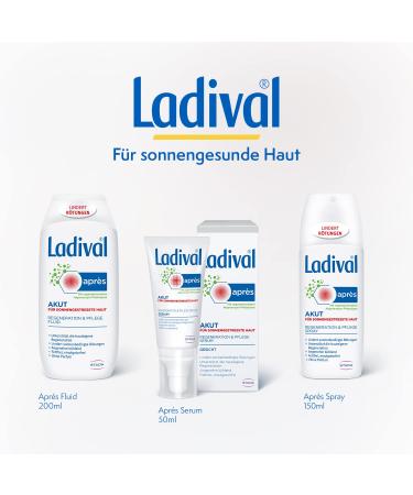 Ladival Acute Apr s Calming Serum - Cooling After Sun Care for Skin Regeneration (50 ml) - Soothing Relief for Sun-Damaged Skin - Buy Online on GoSupps.com