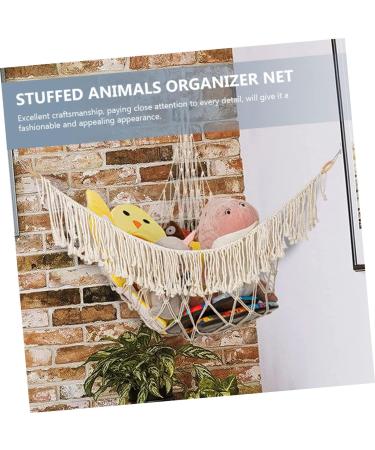 Partykindom Soft Animal Plush Toy Hammock - 3-in-1 Yoga Ball Stand & Memory Hanging Mat for Kids - Buy Online on GoSupps.com