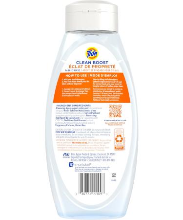 Tide Clean Boost Fabric Rinse Removes Odours and Residues Safe on All Fabrics Free of Dyes and Heavy Perfumes Spring Meadow Scent 754ML 25.5 ml (Pack of 1) - Buy Online on GoSupps.com