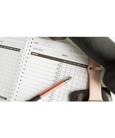 Pink Fitness Journal & Planner for Weight Loss & Muscle Gain - Workout Log Book for Men & Women - Track Goals & Progress - Workout Accessories - Buy Online on GoSupps.com