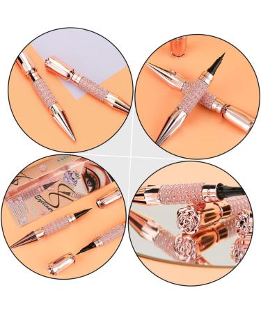 Angoily 2pcs Liquid Eyeliner Metal Nail File Gel Liner Eyeliner Girl Makeup Eyeliner Woman Tool Kit Cosmetic - Buy Online on GoSupps.com