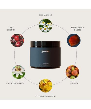 Juna Nightcap Sleep Gummies Sugar-Free All-Natural Sleep Aid with Low-Dose Melatonin Tart Cherry GABA Magnesium Chamomile & Passionflower 30 Servings 30 Count (Pack of 1) - Buy Online on GoSupps.com