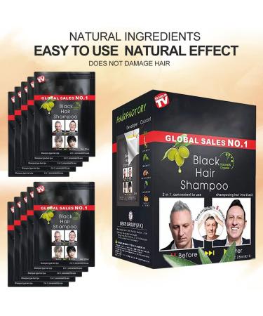 Buy 2 in 1 Black Hair Shampoo - Natural Color & Care | International Shipping - Buy Online on GoSupps.com