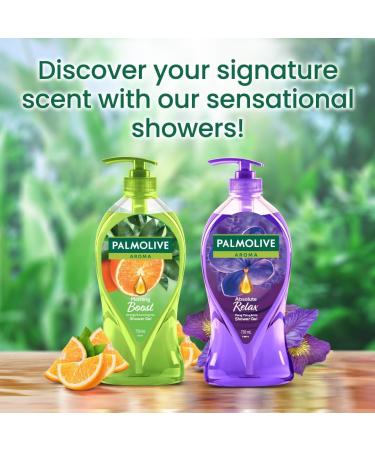 P.a.l.m.o.l.i.v.e Aroma Absolute Relax Body Wash 750ml Shower Gel Bottle 100% Natural Ylang Ylang Essential Oil & Irisnd Smooth Skin  - Buy Online on GoSupps.com