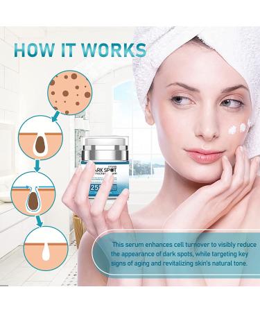 CITYGOO Dark Spot Remover Cream for Face & Body - Natural Skin Care for Sun Spots, Melasma, Freckles - Blemish Reducer - 1 FL OZ - Buy Online on GoSupps.com