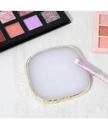  APLZGMG Resin nail polish mixing palette - Gold rim - Nail polish color mixing palette - DIY display board for gel nail makeup - Palette (square) - Buy Online on GoSupps.com