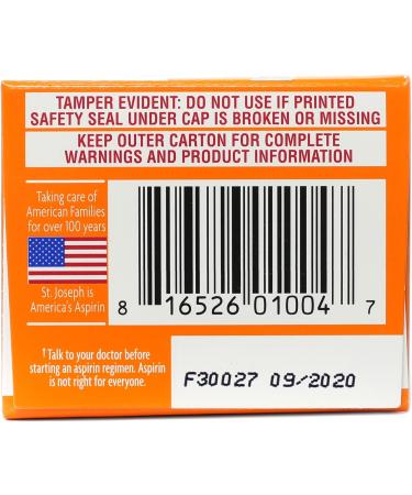 St. Joseph 81mg Chewable Aspirin Orange Tablets - 36ct - Buy Online on GoSupps.com