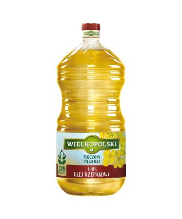 Sunflower oil Cooking oil Origin: Poland - 5x1L Sunflower oil 5 liters Kropla Slonca Wok Oil - with Platinux portion cup