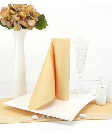 50 APARTina Straw Yellow Airlaid Napkins - Fabric-Like 40x40 cm | Premium Quality International Shipping - Buy Online on GoSupps.com