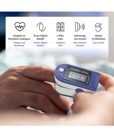 Buy Fishtec Oximeter with LCD Display | Pulse & Oxygen Saturation Monitor | Rotatable Design & Battery Stand | Fast International Shipping - Buy Online on GoSupps.com