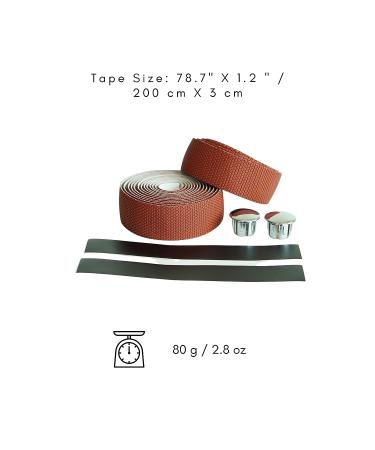 Vincita Comfort Road Bike Handlebar Tape - Pu and Eva Material - Shock Absorbing - Brick Color - Buy Online on GoSupps.com