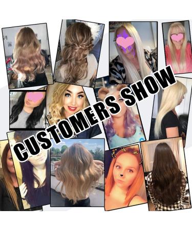 Elailite Ombre Tape in Hair Extensions - 20 Pcs 40cm Straight 50g #60 Platinum Blonde - Premium Human Hair - Buy Online on GoSupps.com