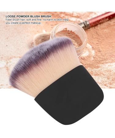 Mini Multifunctional Makeup Brush - Portable Soft Hair Powder Blush Tool for Beginners & Professionals (Black - Buy Online on GoSupps.com