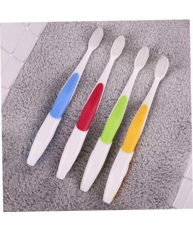 FRCOLOR 4 Pack Baby Toothbrushes - Anti-Slip Bristle Toothbrushes for Children's Oral Care - Buy Online on GoSupps.com