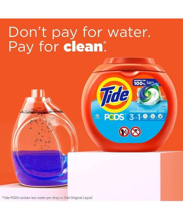 Tide Pods Laundry Detergent - Clean Breeze Scent 57 Pacs (46 oz) | International Shipping Available - Buy Online on GoSupps.com