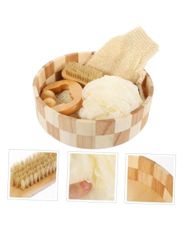 Shop Premium Bath Set - Body Exfoliating Tools Bath Balls & Foot Files for Ultimate Cleanliness | International Shipping Available - Buy Online on GoSupps.com