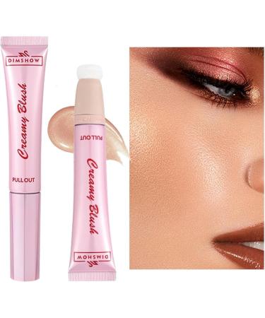 Face Highlighter Stick | Blushes Liquid Cream | With Sponge Head Cheek Highlighter Liquid Blushes Stick For Lips Face Pochy #10 - Buy Online on GoSupps.com