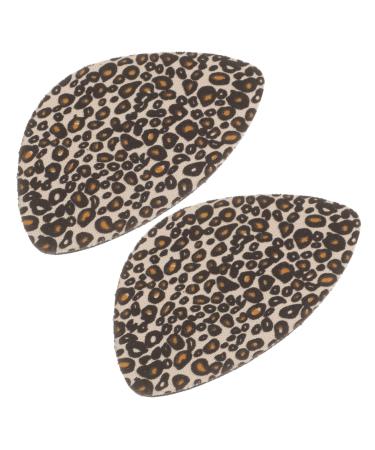 Beaupretty 1 Pair Foot Support Pad Shoe Inserts Forefoot Pads High Heel Cushions High Heels Half Pads High Heel Supply High Heels Forefoot Insoles Nonslip Forefoot Cushion High Heel Inserts Leopard 9.00X5.80X0.50CM