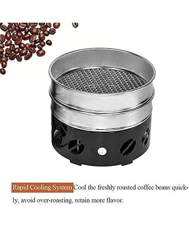 500G Home Coffee Beans Cooler Double Layer Filter Rapid Cooling System Plate Coffee Beans Roaster Matching for Homecafe Cooling Roasted Coffee Bean Rich Flavour 220V Black - Buy Online on GoSupps.com