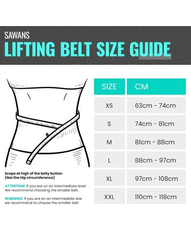 Sawan Weight Lifting Belt for Men & Women - Ultimate Fitness & Bodybuilding Support | Strength Training Powerlifting Gym | Adjustable Black Design - Buy Online on GoSupps.com