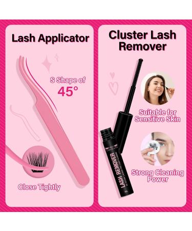 Lash Clusters Kit: DIY Eyelash Extension Kit with 168 Pcs Individual Lashes - Beginner Friendly | Into You-01 Kit - Buy Online on GoSupps.com