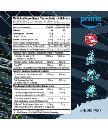 Blue Star Nutraceuticals P.P.K. Pre Workout Supplement - Energy Booster Nitric Oxide NO2 Booster Muscle Pumps & Hydration Support - Works After 1 Serving - 40 Servings (Fruit Punch) - Buy Online on GoSupps.com