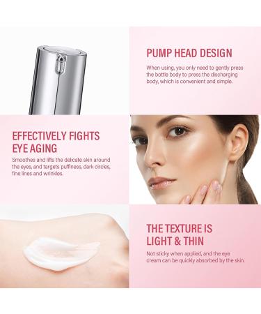 Retinol Eye Cream - Eye Cream for Dark Circles and Puffy Eyes - Retinol Eye Cream Anti Aging - Moisture Hydrate Plump Skin - Smooth Tender Firm Lift Elasticity - Fade Wrinkle Dullness Restore Radiance - Buy Online on GoSupps.com