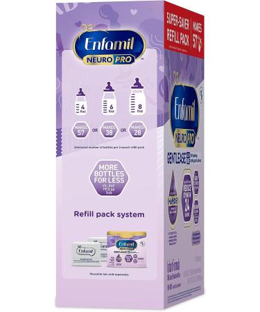 Enfamil NeuroPro Gentlease Infant Formula - Brain Building Nutrition  Clinically Proven to Reduce Fussiness  Gas  Crying in 24 Hours  35.2 oz  Powder Refill Box (Pack of 4) - Buy Online on GoSupps.com