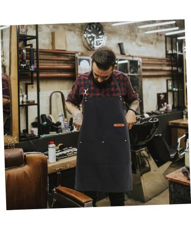 Housoutil Barber Apron Baking Apron Craft Apron Kitchen Apron Oil-proof Cooking Aprons Apron for Men Pocket Apron Grease Proofing Aprons Party Apron Women's Cooking Utensils Fabric Milk Tea - Buy Online on GoSupps.com