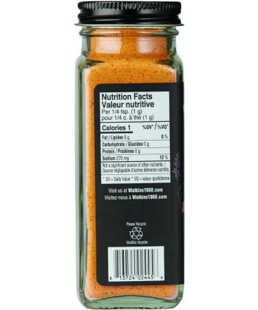 Watkins Gourmet Organic Spice Jar Seasonings with Salt Non-GMO Kosher 120 g - Buy Online on GoSupps.com
