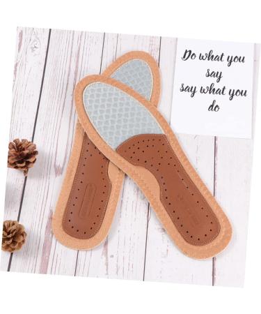 Buy NOLITOY 3 Pairs Sports Shoes Insoles - Breathable Leather & Orthotic Shoe Cushions for Sweat Absorption & Comfort - Ideal for All-Day Wear - Buy Online on GoSupps.com