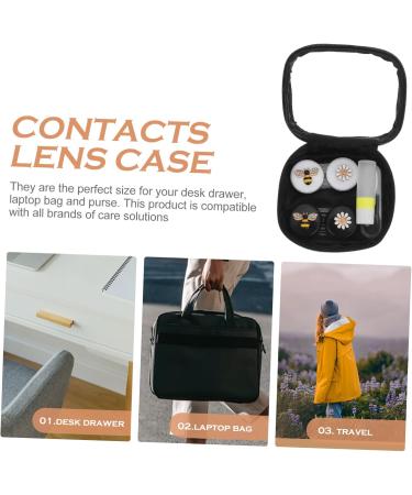 ABOOFAN Contact Lens Inserter & Remover Box - Travel Size Clean & Safe for All Colors - 11x9cm - Buy Online on GoSupps.com